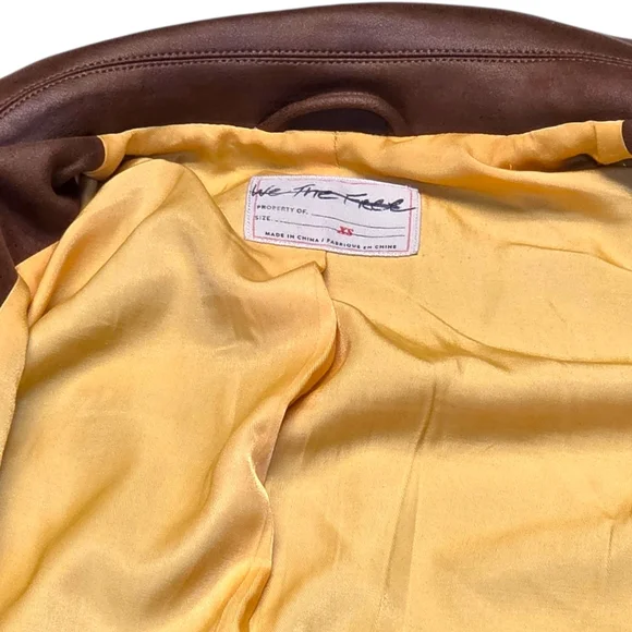 Free People Carmen Vegan Suede Duster Coat Brown Longline Oversized XS NWOT - Picture 14 of 16